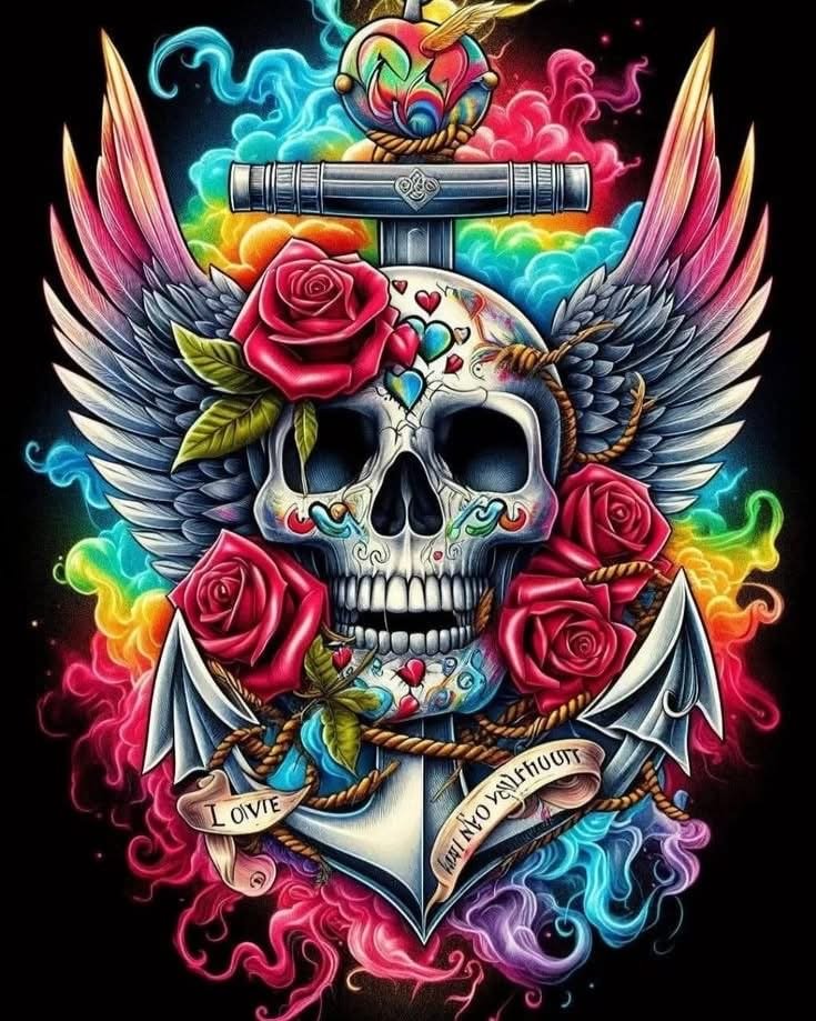 Paint by Numbers Kits Skeleton