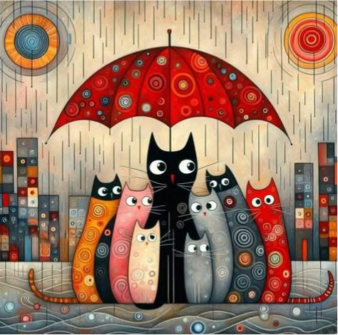 Paint by Numbers Kit Cute Cats