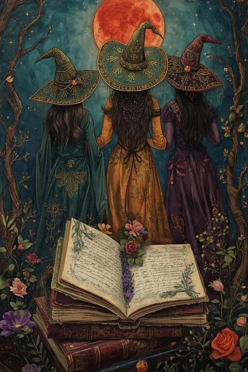 Paint by Numbers Kit Witches And Magicians