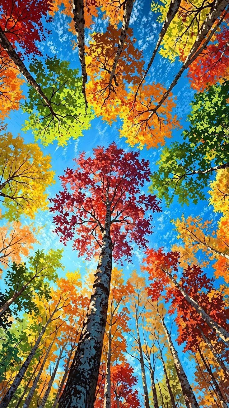 Paint by Numbers Kit Colorful Forest