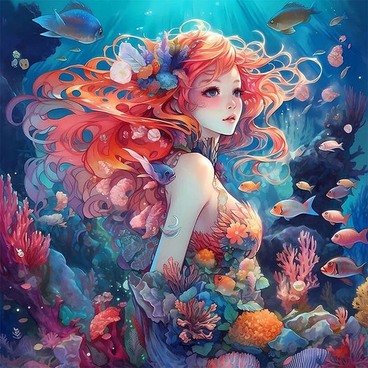 Paint by Numbers Kit Underwater Beauty