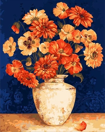 Paint by Numbers Kits Colorful Flowers