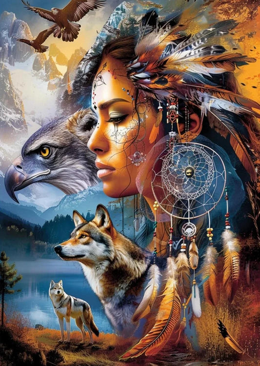 Paint by Numbers Kits Women And Animals