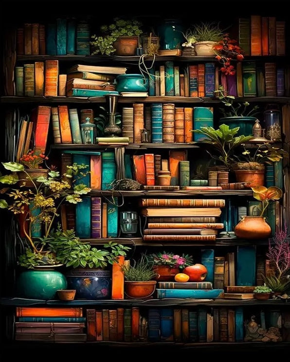 Paint by Numbers Kits Bookshelf