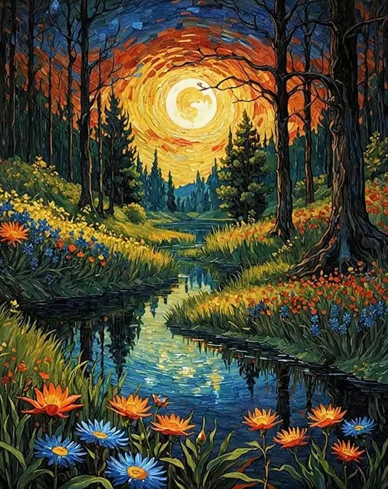 Paint by Numbers Kits Beautiful Scenery