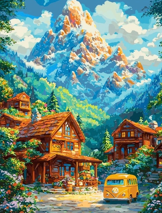 Paint by Numbers Kits Beautiful Scenery
