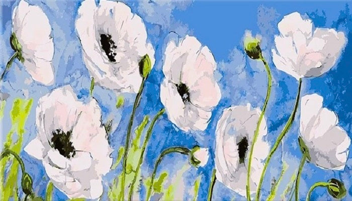 Paint by Numbers Kit Wildflowers