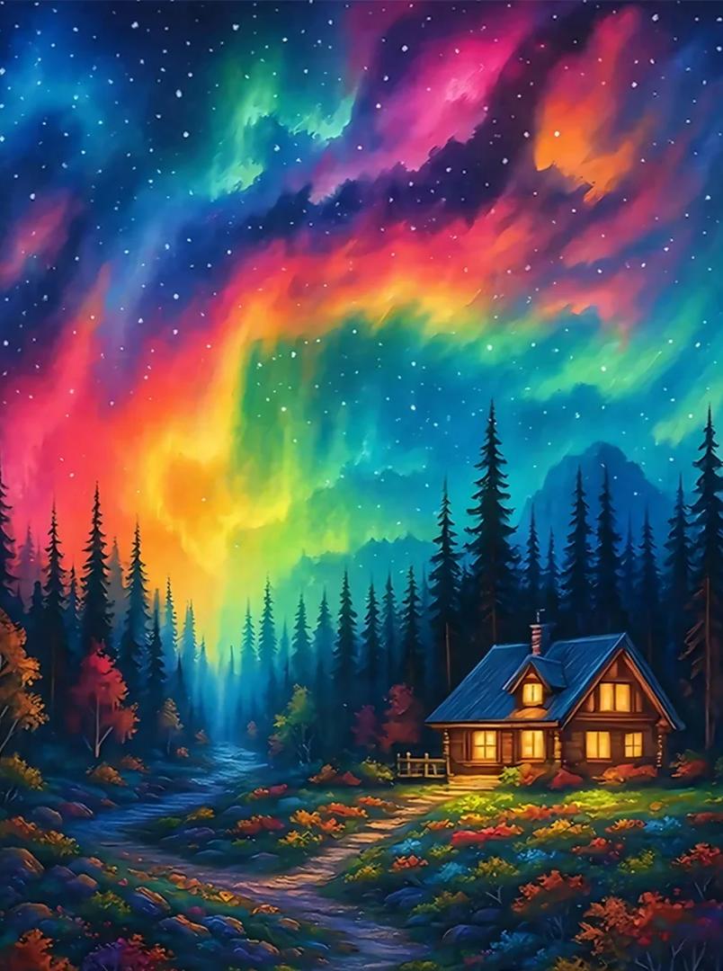 Paint by Numbers Kits Aurora View