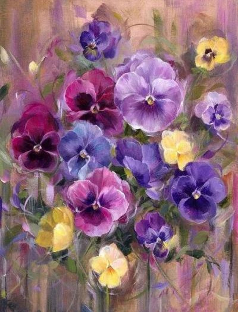 Paint by Numbers Kits Abstract Flower