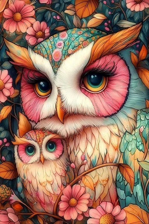 Paint by Numbers Kit Owl