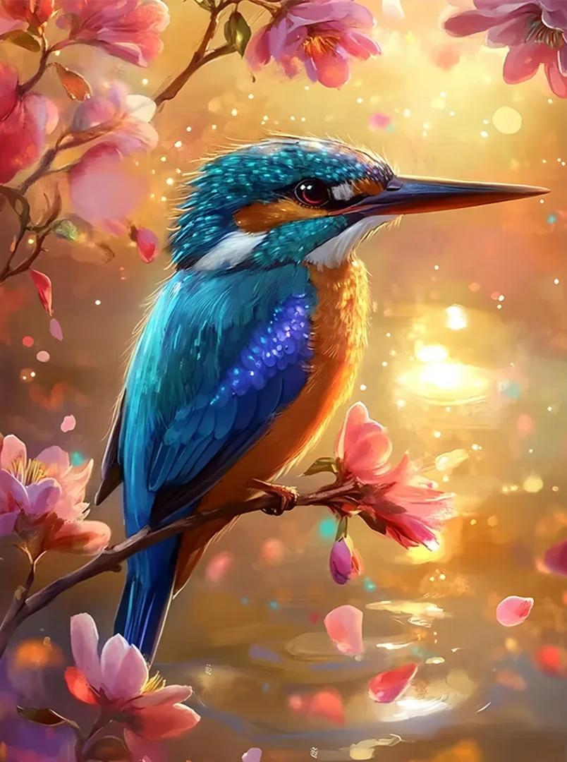 Paint by Numbers Kits Abstract Colorful Bird