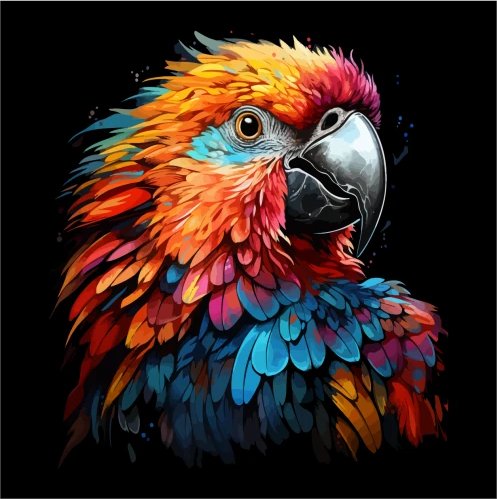 Paint by Numbers Kit Parrot