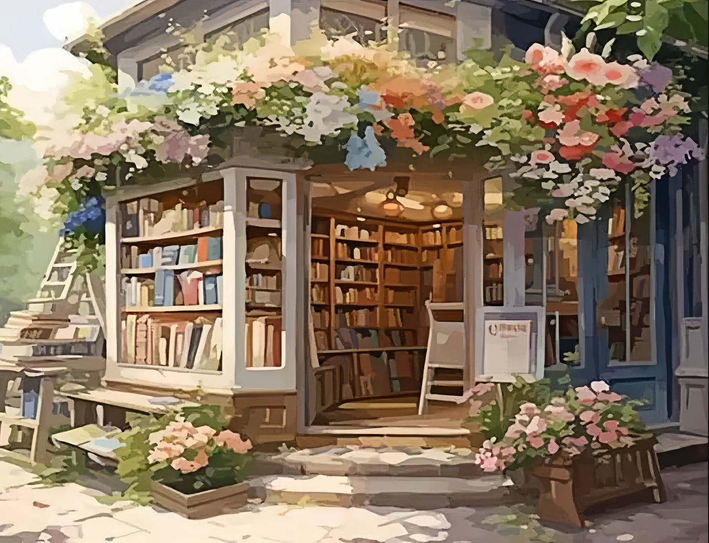 Paint by Numbers Kits Street Bookstore