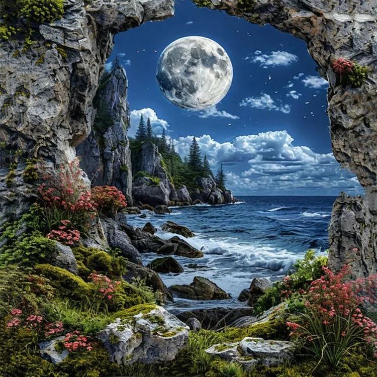 Paint by Numbers Kit Abstract Landscape