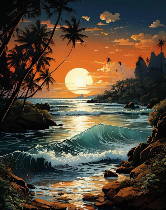 Paint by Numbers Kits Sea View