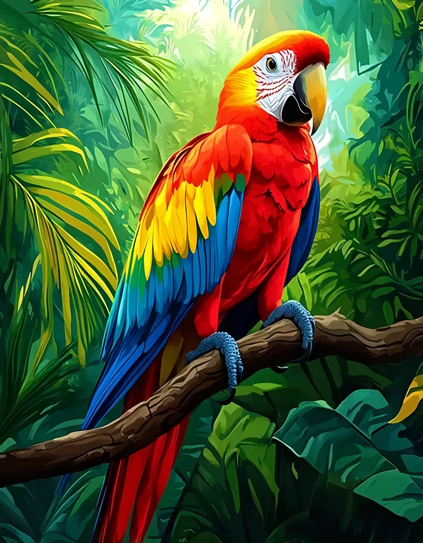 Paint by Numbers Kits Parrot