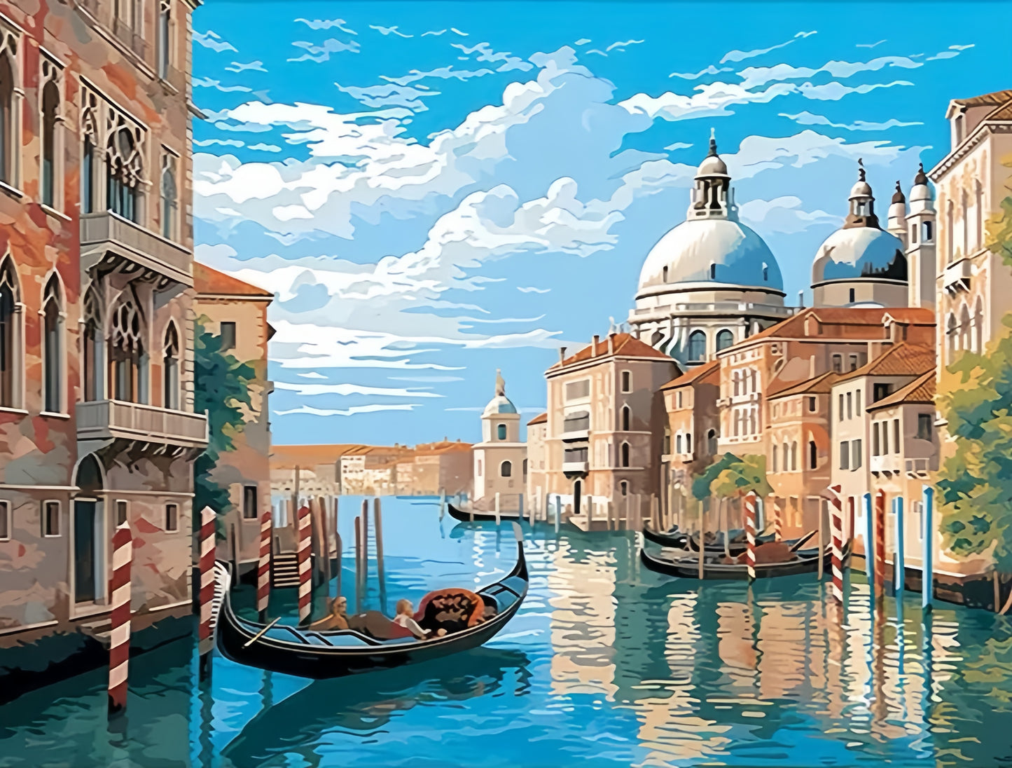 Paint by Numbers Kits Seaside Town