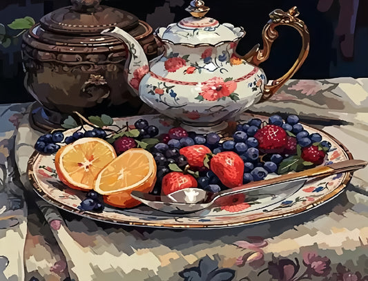 Paint by Numbers Kits Gourmet Food