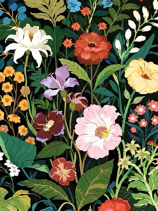 Paint by Numbers Kits Colorful Flowers