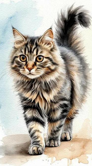 Paint by Numbers Kit Cat