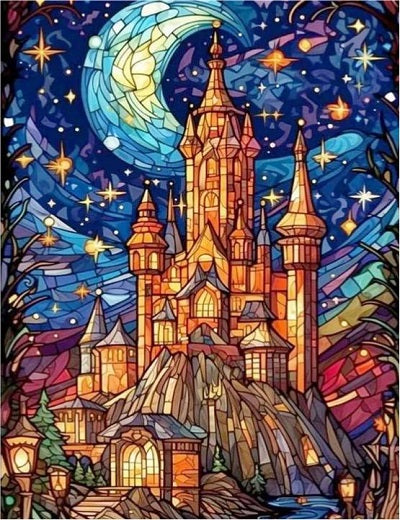 Paint by Numbers Kits Colorful Castle