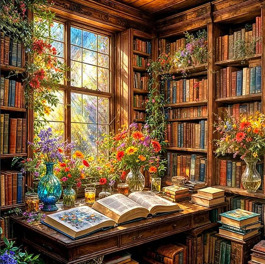 Paint by Numbers Kit Cozy Room