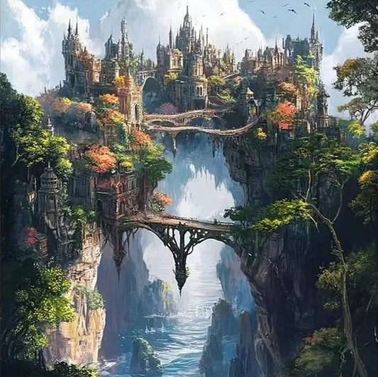 Paint by Numbers Kit Mysterious Castle