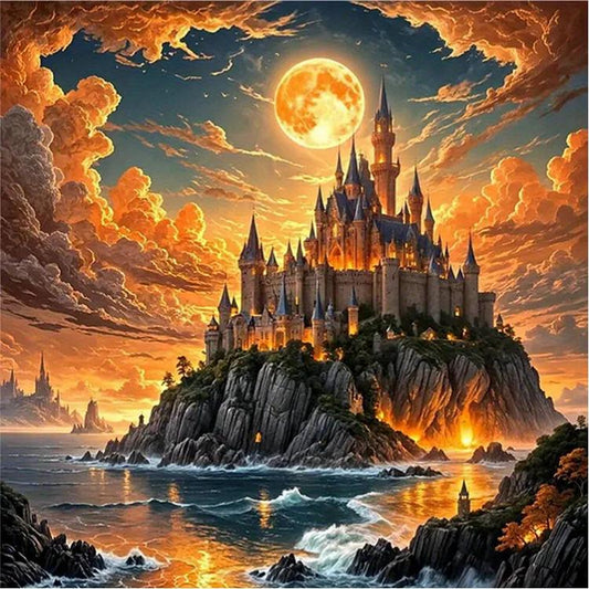 Paint by Numbers Kit Mysterious Castle