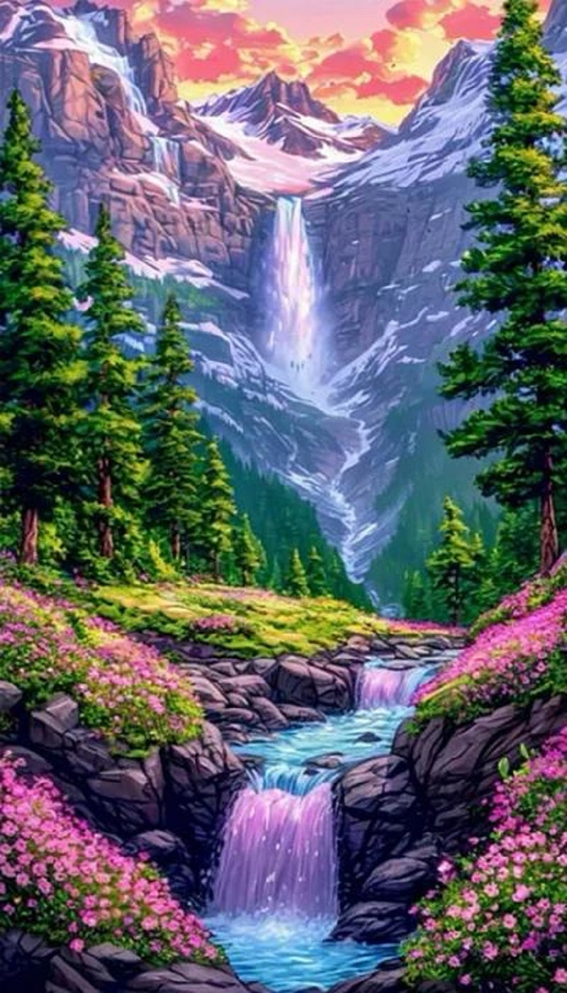 Paint by Numbers Kit Beautiful Scenery