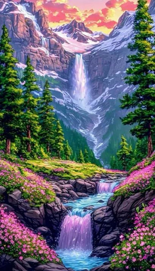 Paint by Numbers Kit Beautiful Scenery