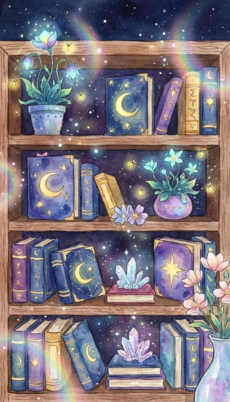 Paint by Numbers Kit Fantasy Bookshelf