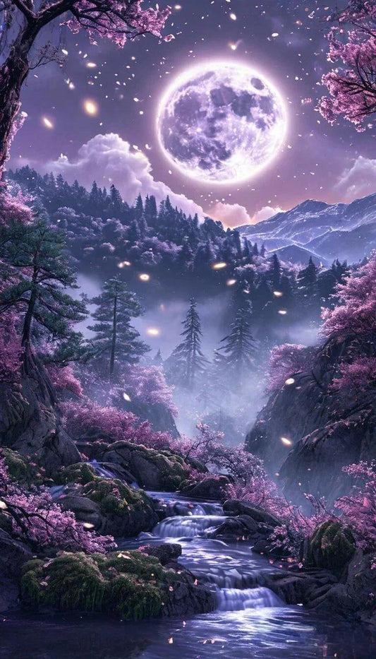 Paint by Numbers Kit Fantasy Scenery