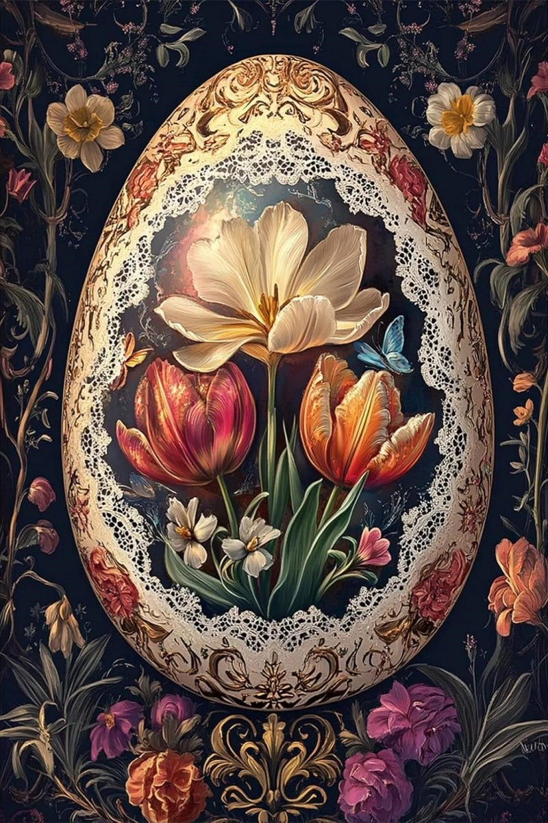 Paint by Numbers Kit Flowers