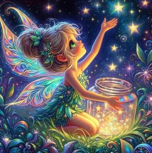 Paint by Numbers Kit Elf Girl