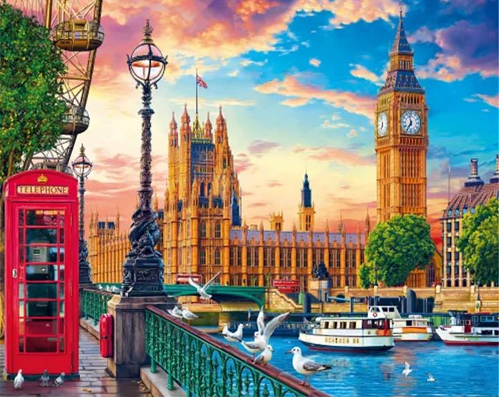 Paint by Numbers Kits Cityscape