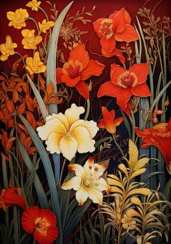 Paint by Numbers Kits Colorful Flowers