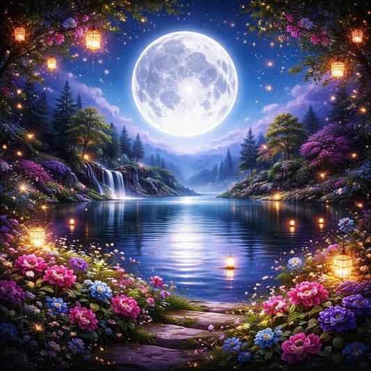 Paint by Numbers Kit Fantasy Scenery