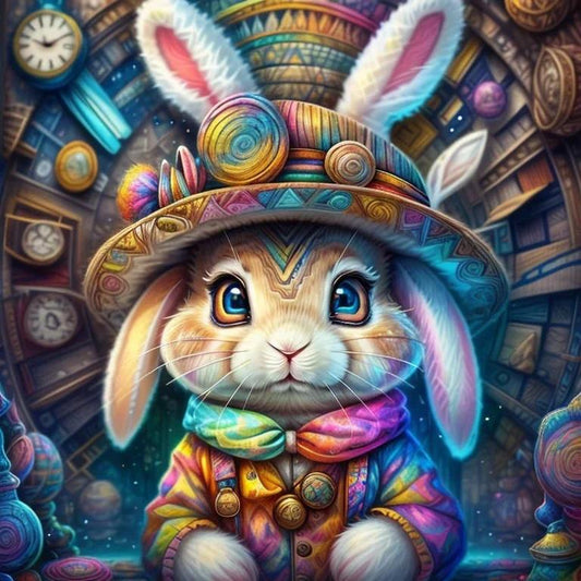 Paint by Numbers Kit Cute Bunny