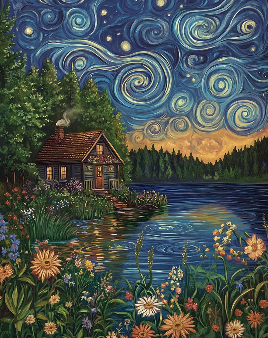 Paint by Numbers Kits Abstract Landscape