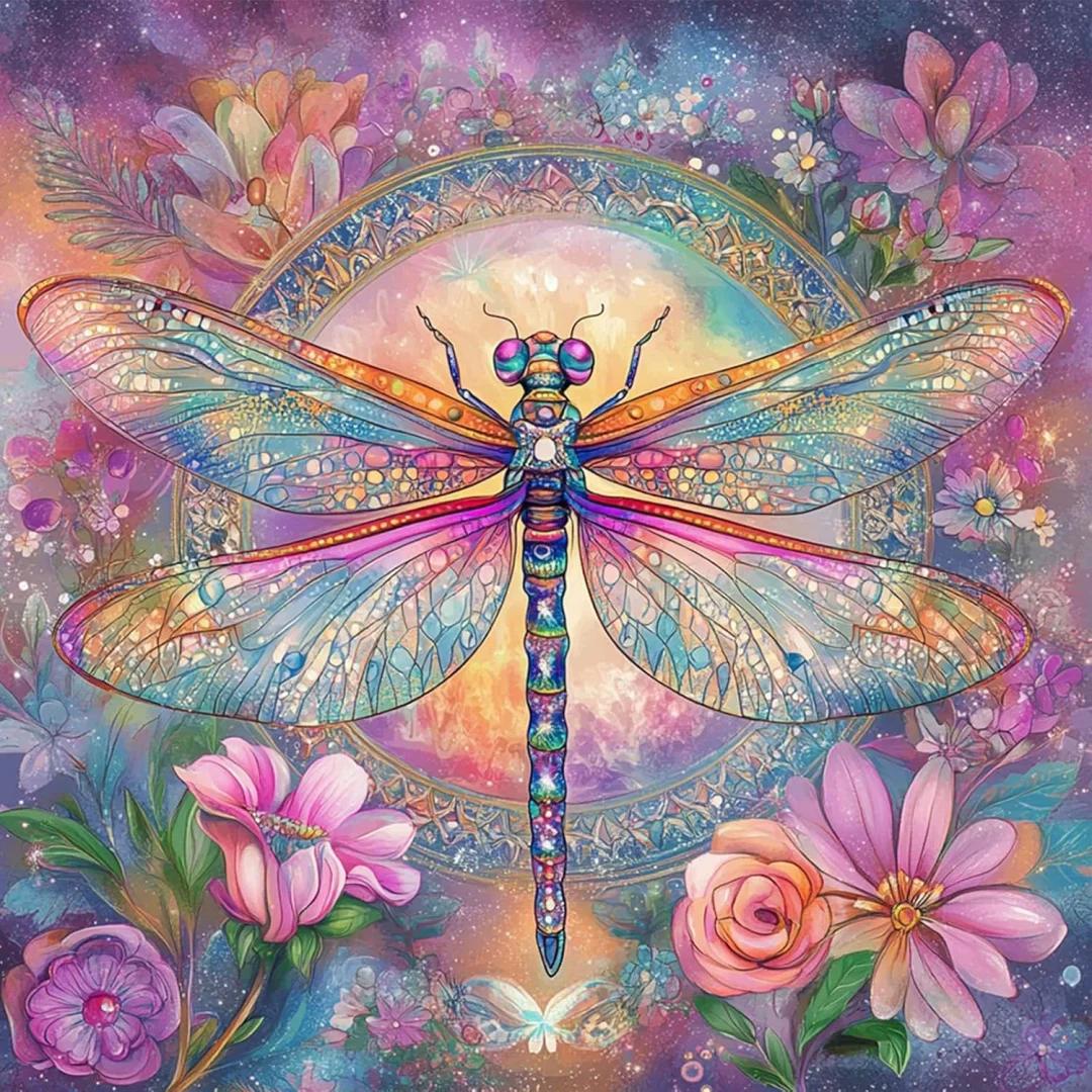 Paint by Numbers Kit Dragonfly