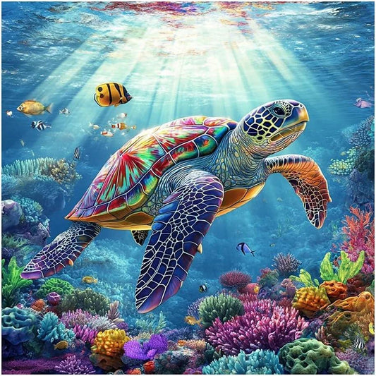 Paint by Numbers Kit Sea Turtle