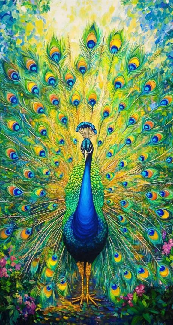 Paint by Numbers Kit Peacock