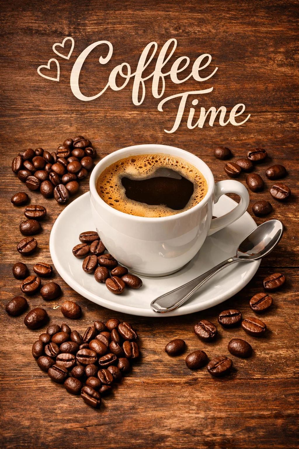 Paint by Numbers Kit Coffee Time