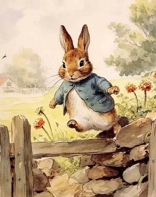 Paint by Numbers Kits Cute Bunny