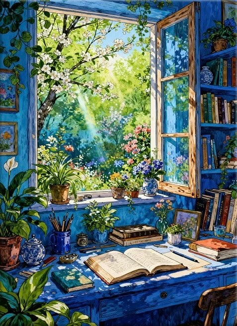 Paint by Numbers Kits View Outside The Window