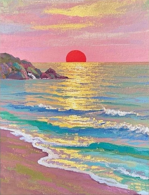 Paint by Numbers Kits Sunrise At Sea