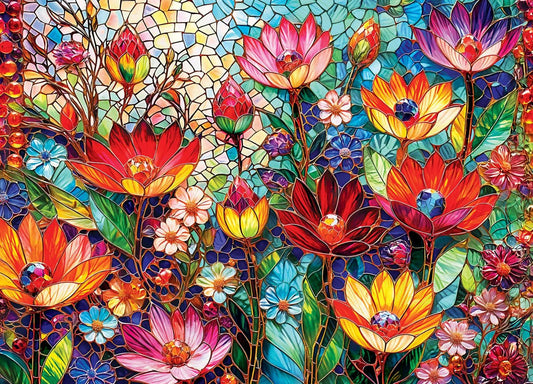 Paint by Numbers Kits Colorful Flowers