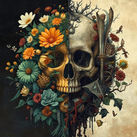 Paint by Numbers Kit Skull