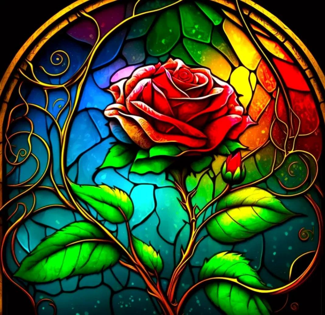 Paint by Numbers Kit Colorful Flowers