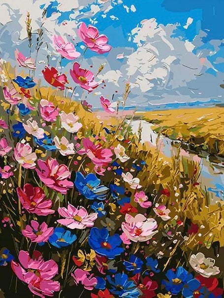 Paint by Numbers Kits Wildflowers